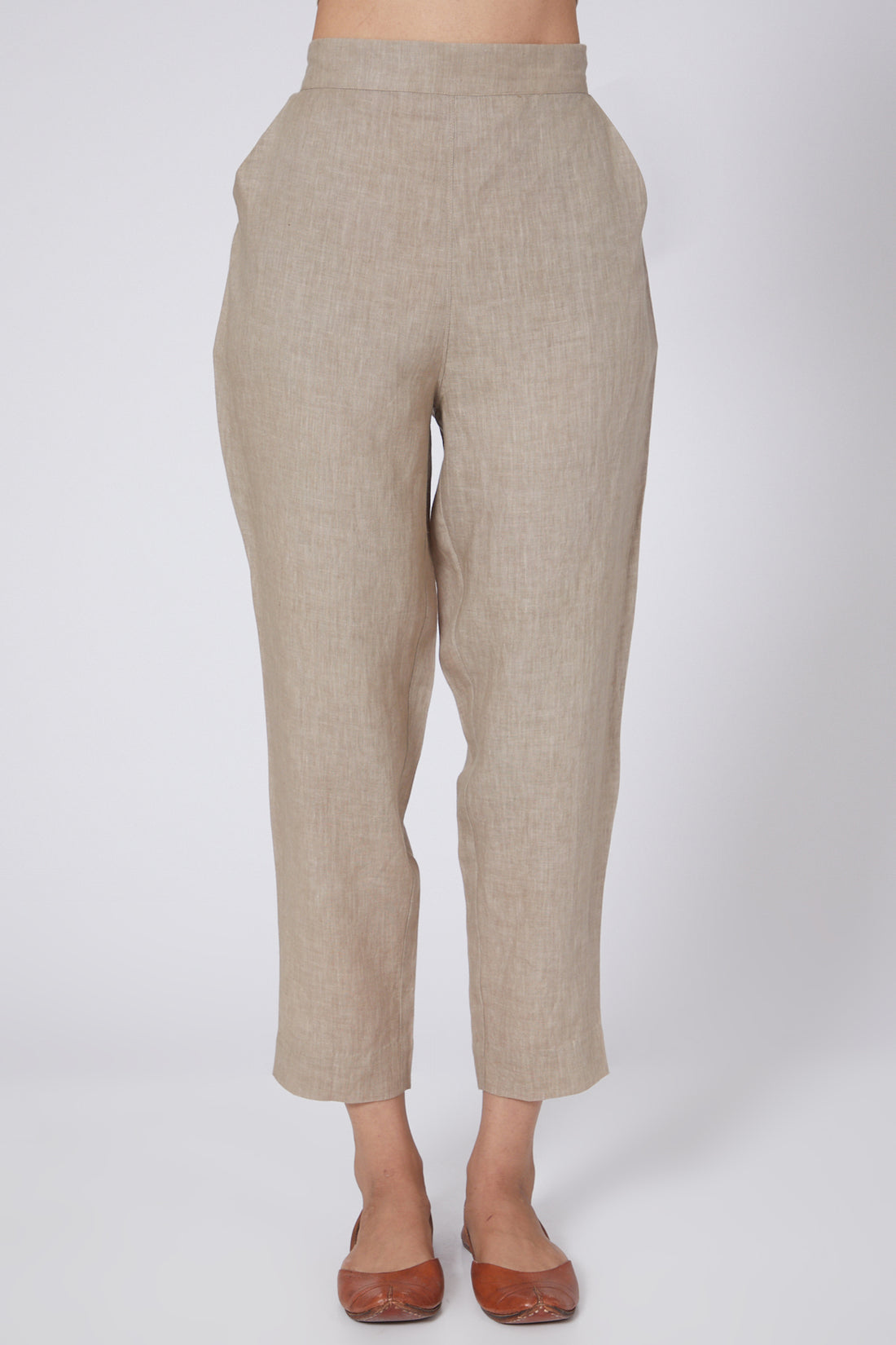 Khaki Lounge Pencil Pants