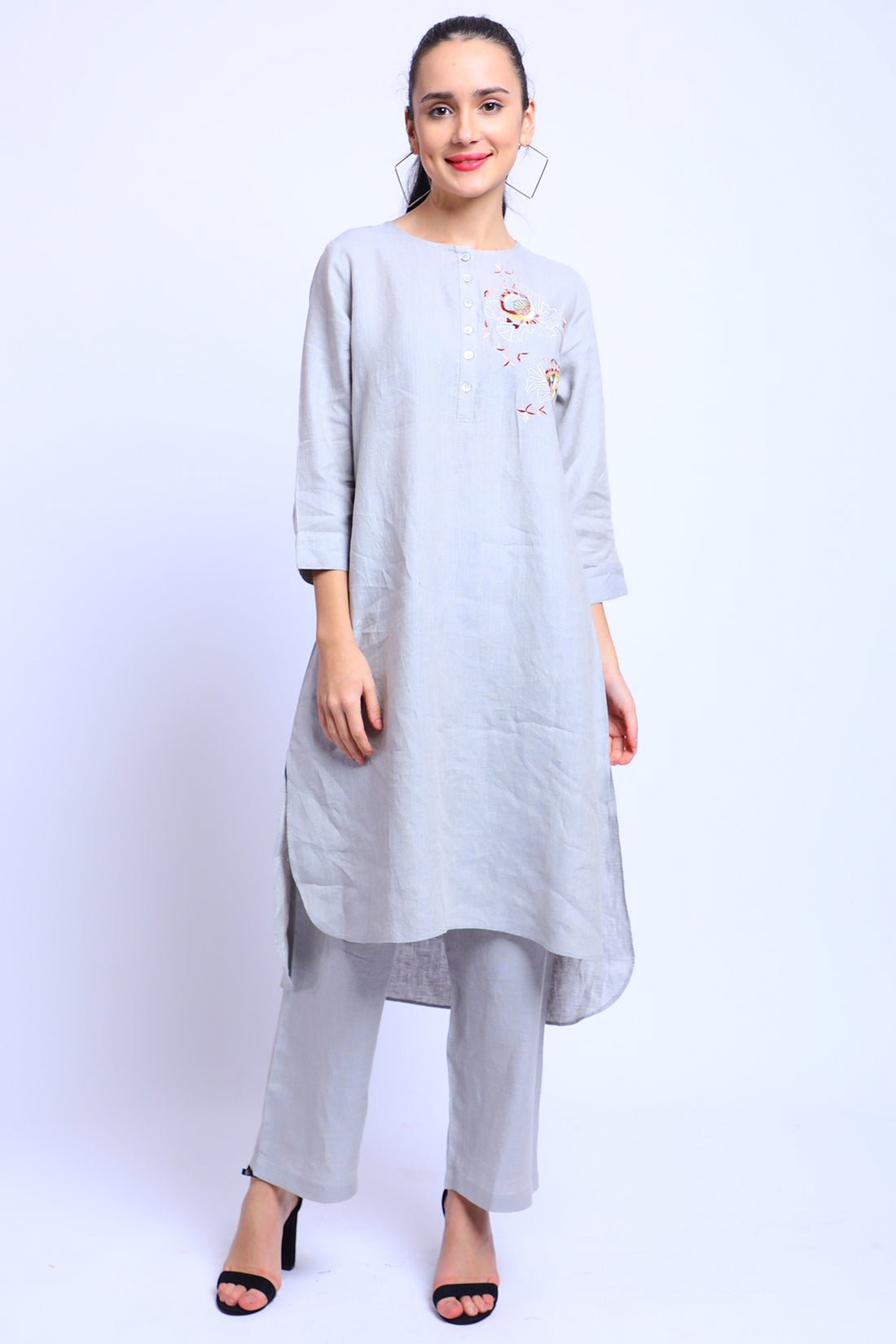 Silver Grey Lounge Tunic