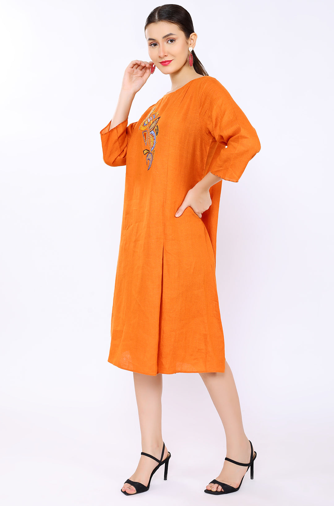 Orange Lounge Tunic