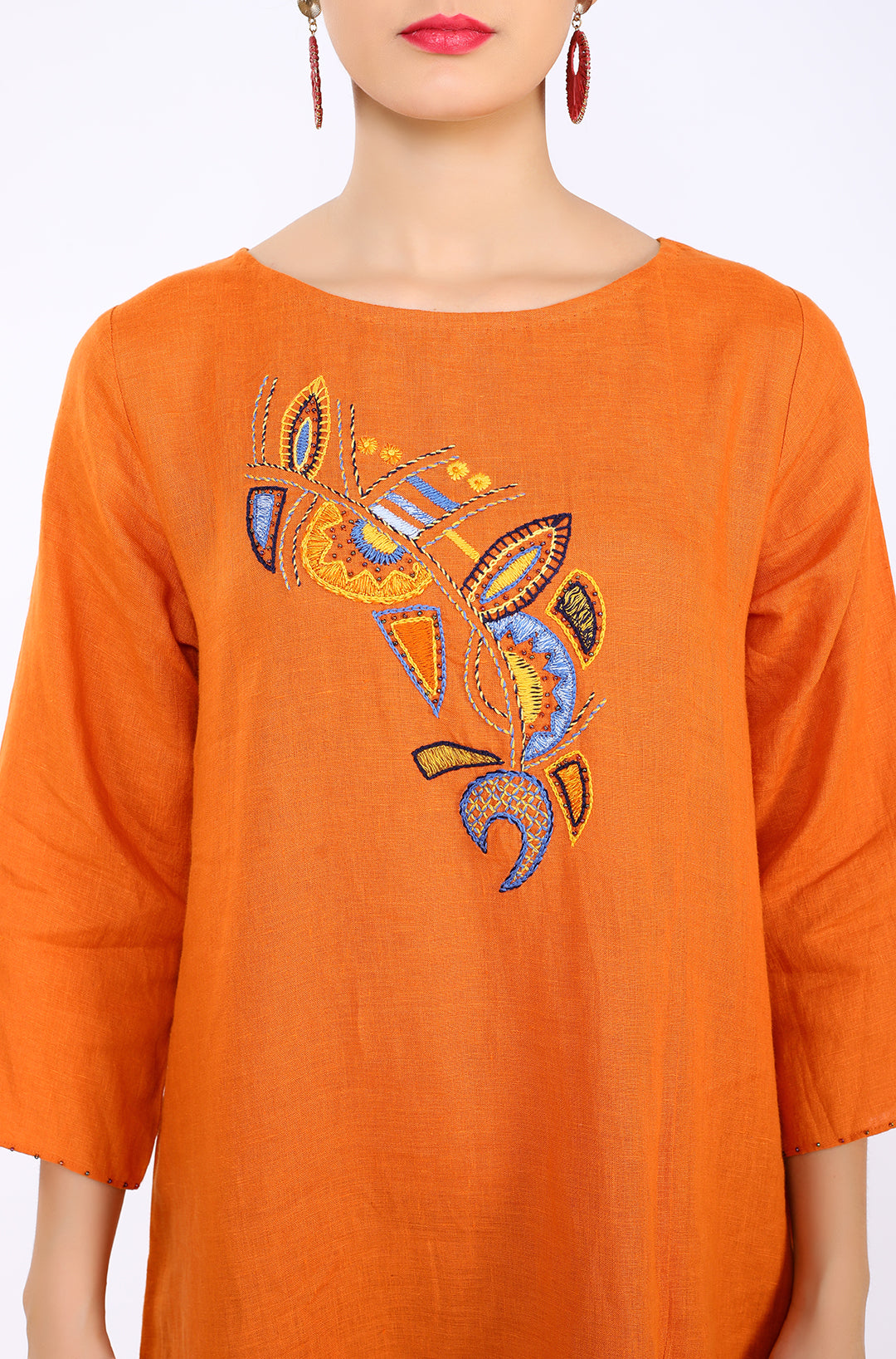 Orange Lounge Tunic