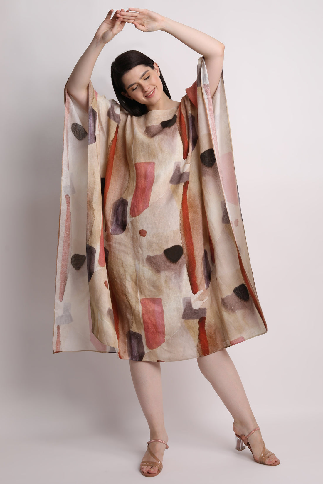 Long Printed Kaftan