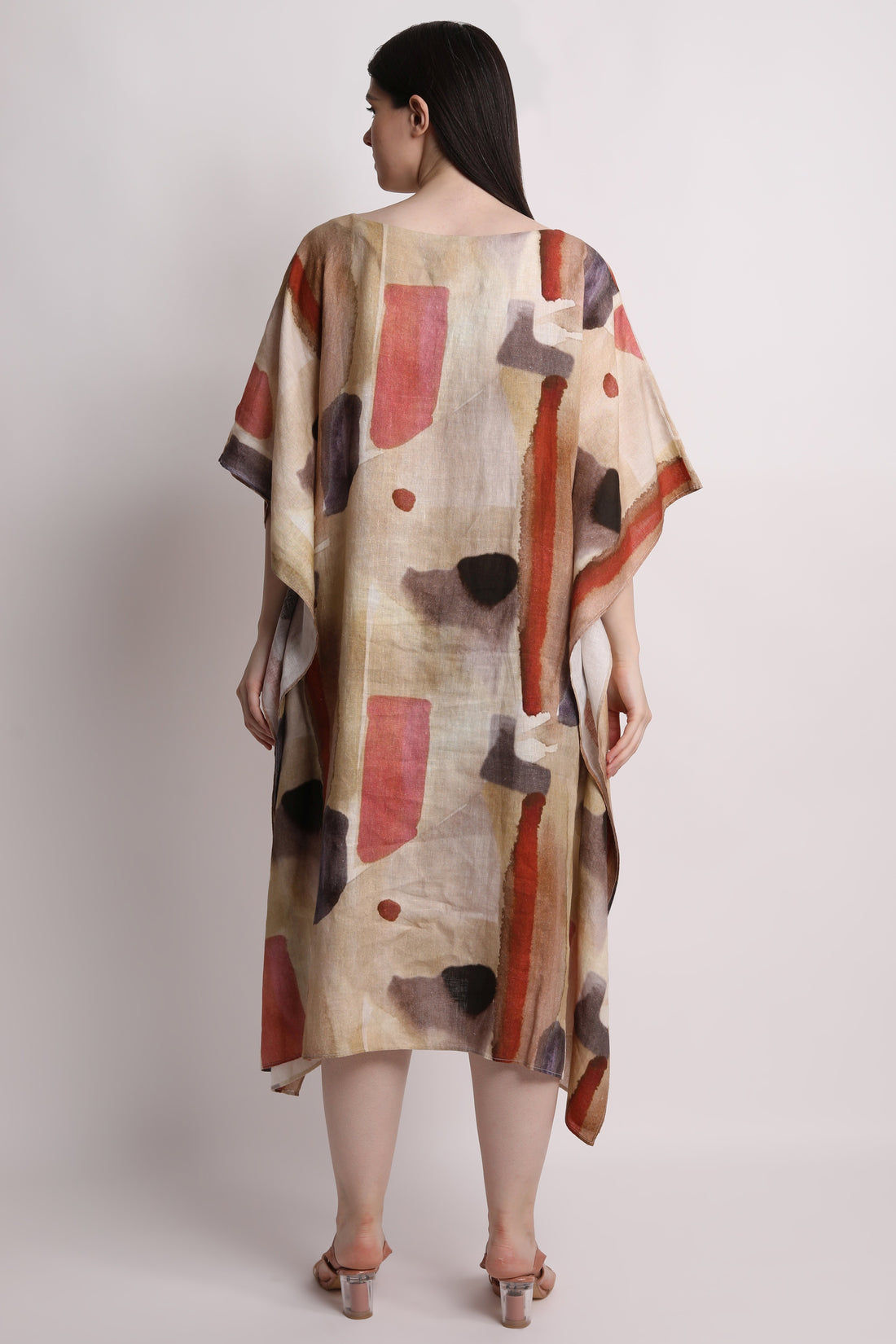 Long Printed Kaftan