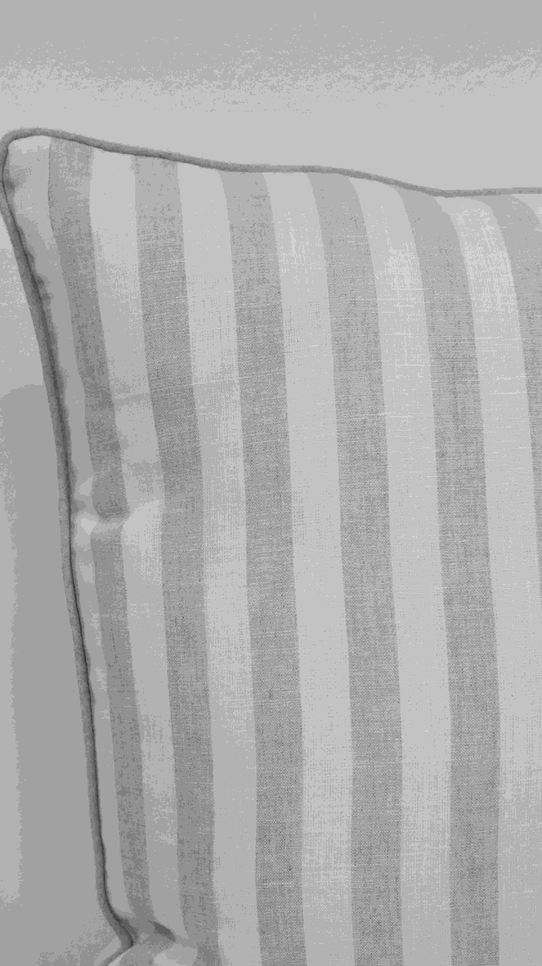 Beige Stripe Cushion In 100% Pure Linen-LBC23004  (Incl. Filler)