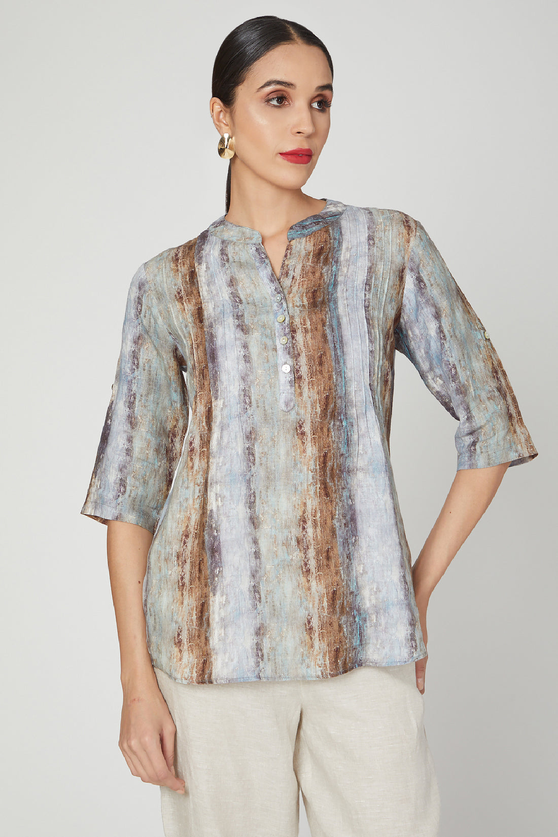 Ombre Digital Printed Lounge Blouse