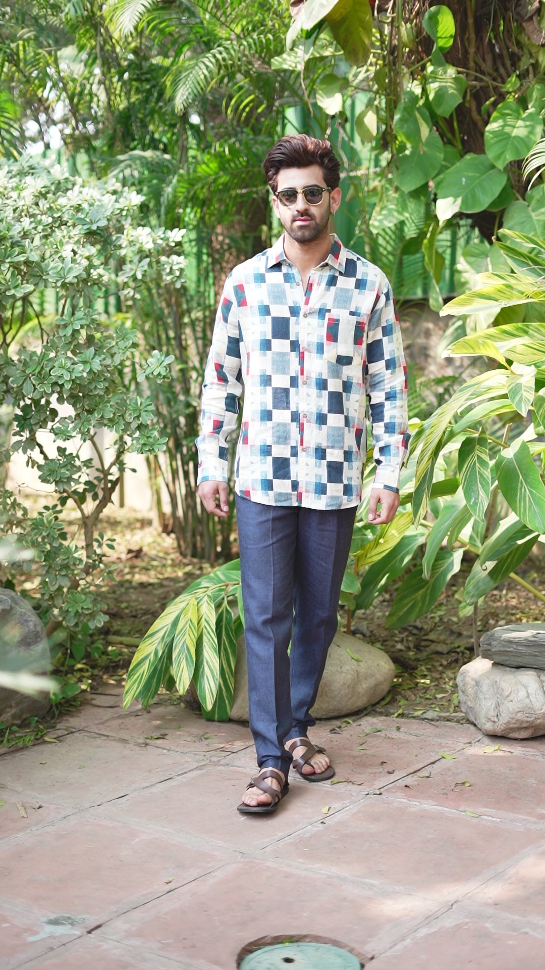 ROYAL CHECK PRINT SHIRT